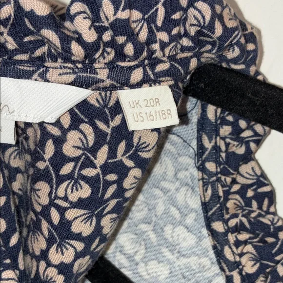 Boden Ditsy Floral Long Sleeve Belted Shift Dress US 16/18 XL - Picture 7 of 8